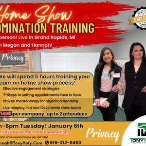 Home Show Domination Training